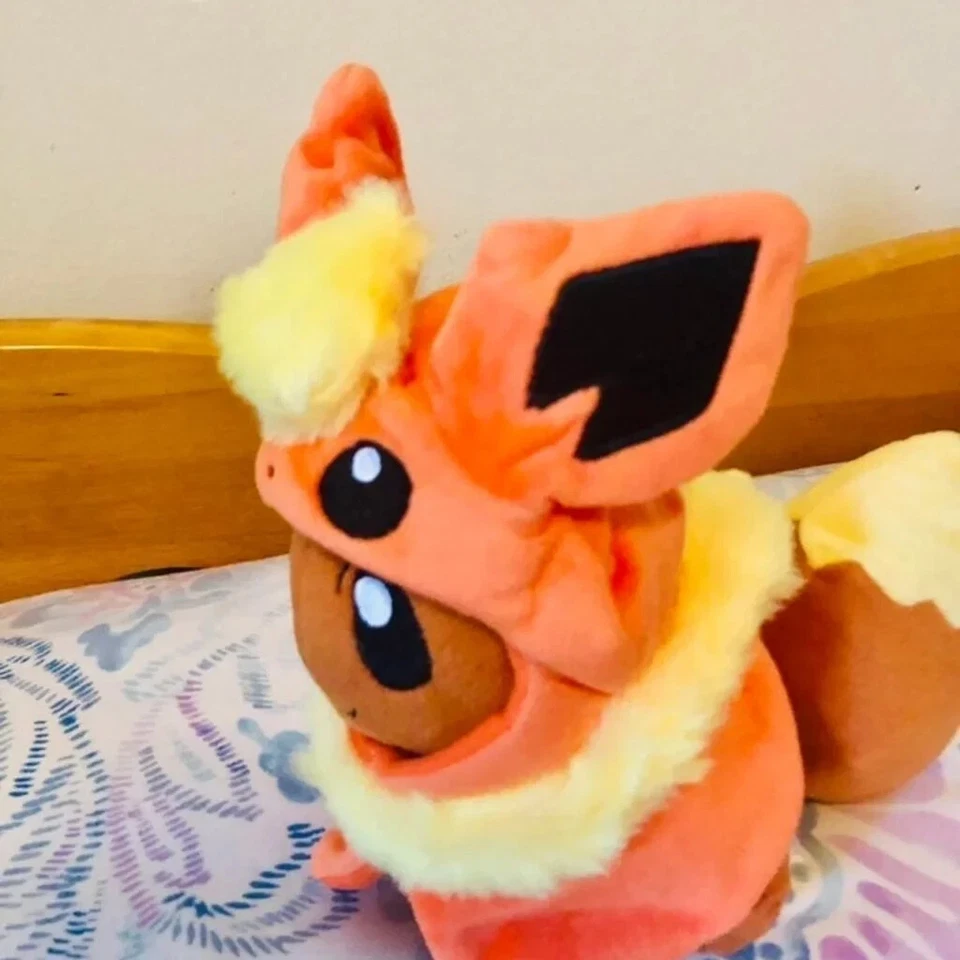 (6) NEW Pokemon Plush Eevee Poncho Set Evolution Switch Nintendo 8in Game Anime - Image 3 of 4