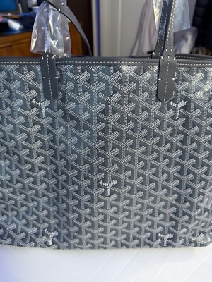 Goyard St Louis PM Shoulder Bag Tote Leather Grey St. Louis | eBay Goyard St Louis PM Shoulder Bag Tote Leather Grey St. Louis | eBay