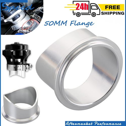 50mm BOV Turbo Blow Off Valve WeldOn Aluminum VBand Flange For TiAL
