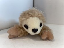 Aurora SLOTH plush toy stuffed animal bean bag beanie