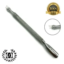 RUST FREE STAINLESS STEEL NAIL CUTICLE PUSHER TRIMMER CLEANER NAIL CARE TOOL