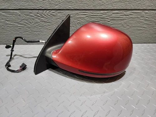 AUDI Q7 2007-09 RED DRIVER SIDE VIEW MIRROR OEM  # 4L1 857 409 E