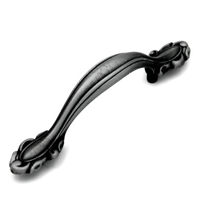 Hickory Hardware Foxglove Antique Pewter Ornate 3''cc Handle Pull P2121-AP