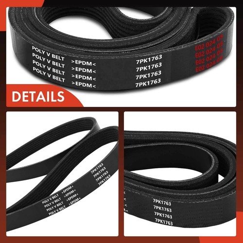 New 69.47 inch Serpentine Belt for Honda Element 2003-2011 L4 2.4L 38920PZDA01 - Picture 7 of 8