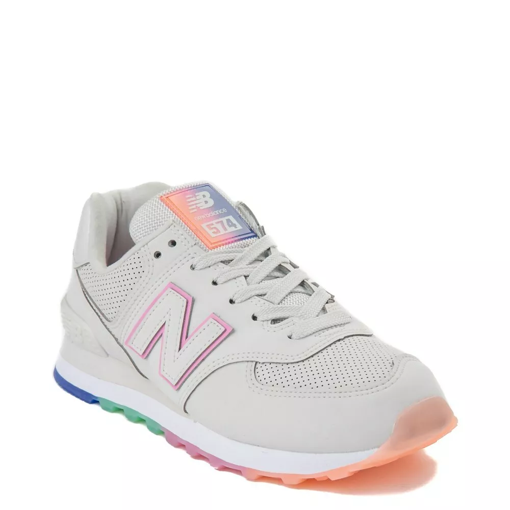 NEW Womens New Balance 574 Outer Glow Athletic Shoe Multi Color | eBay