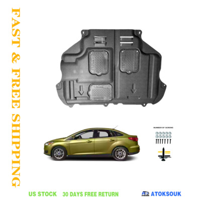 For 2012-2018 Ford Focus Under Engine Lower Cover Splash Shield Mud Guard Board