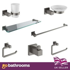 Froma Bathroom Gunmetal Grey Solid Brass Luxury Bathroom Accessories Towel