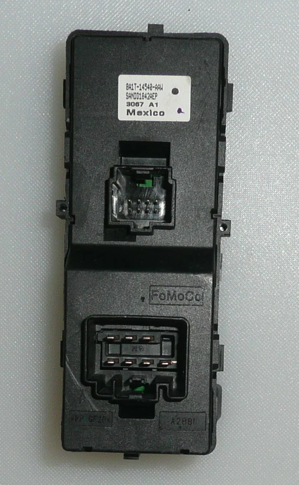 Главный выключатель стеклоподъемника 2008 2009 2010 Lincoln MKX PN: 8A1T-14540-AAW - Изображение 4 из 4