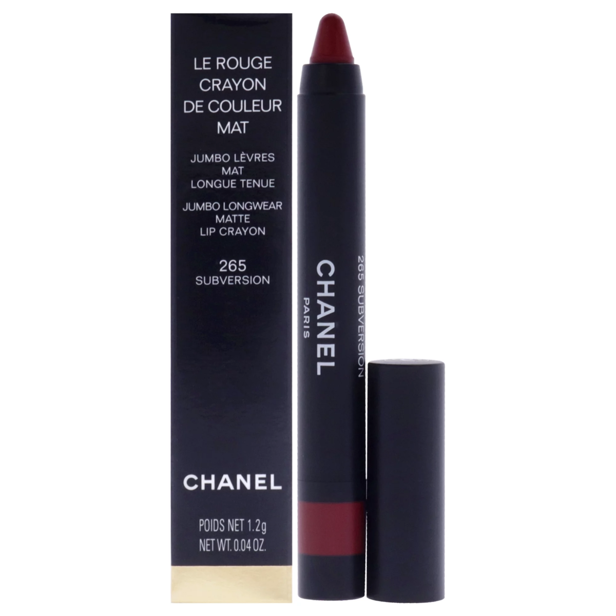 リップグロス CHANEL LE ROUGE CRAYON DE COULEUR 57 Chanel Le Rouge Crayon Jumbo Longwear Matte Lip Crayon 267