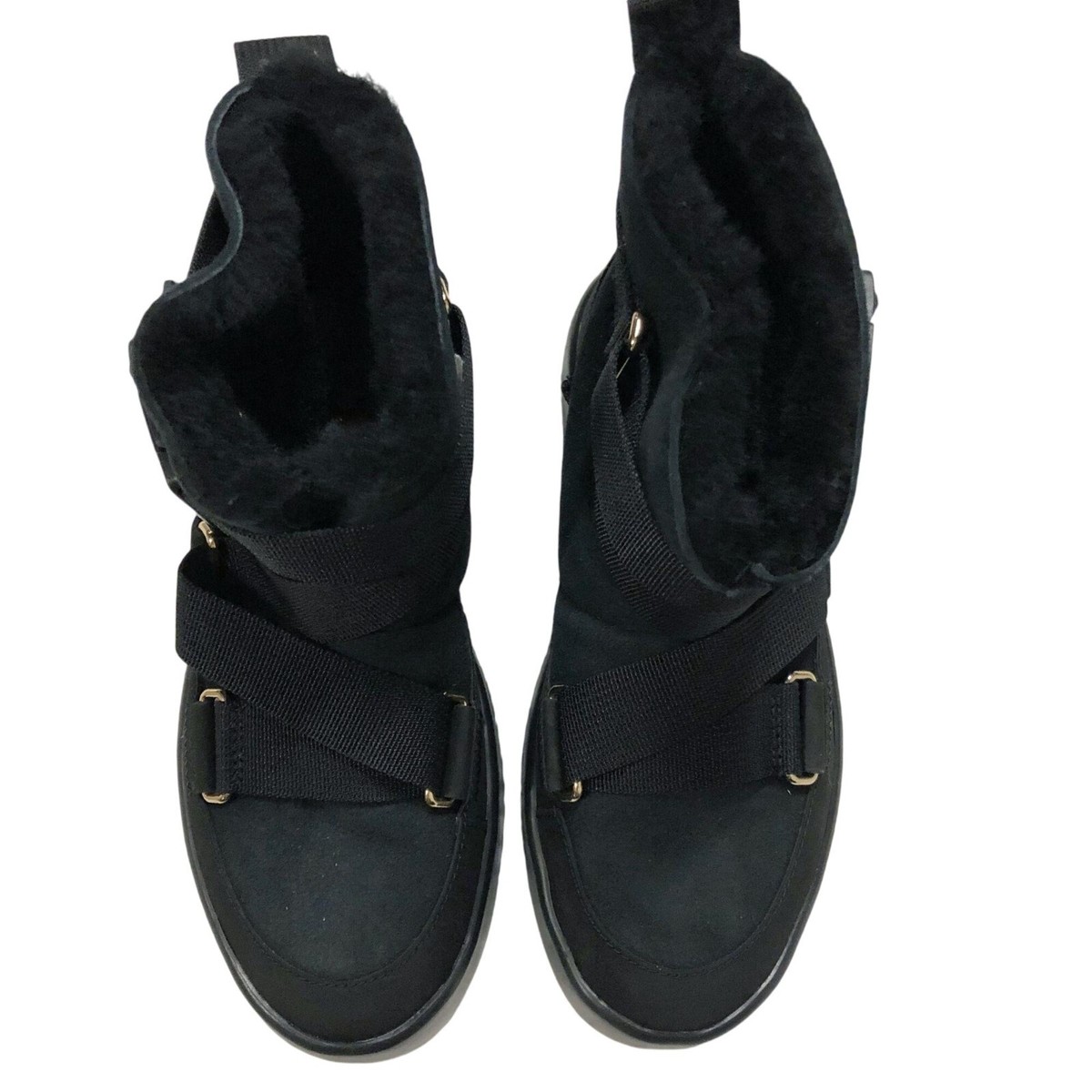 UGG Classic Boom Buckle Black Sneaker Boot Womens Size 5 | eBay