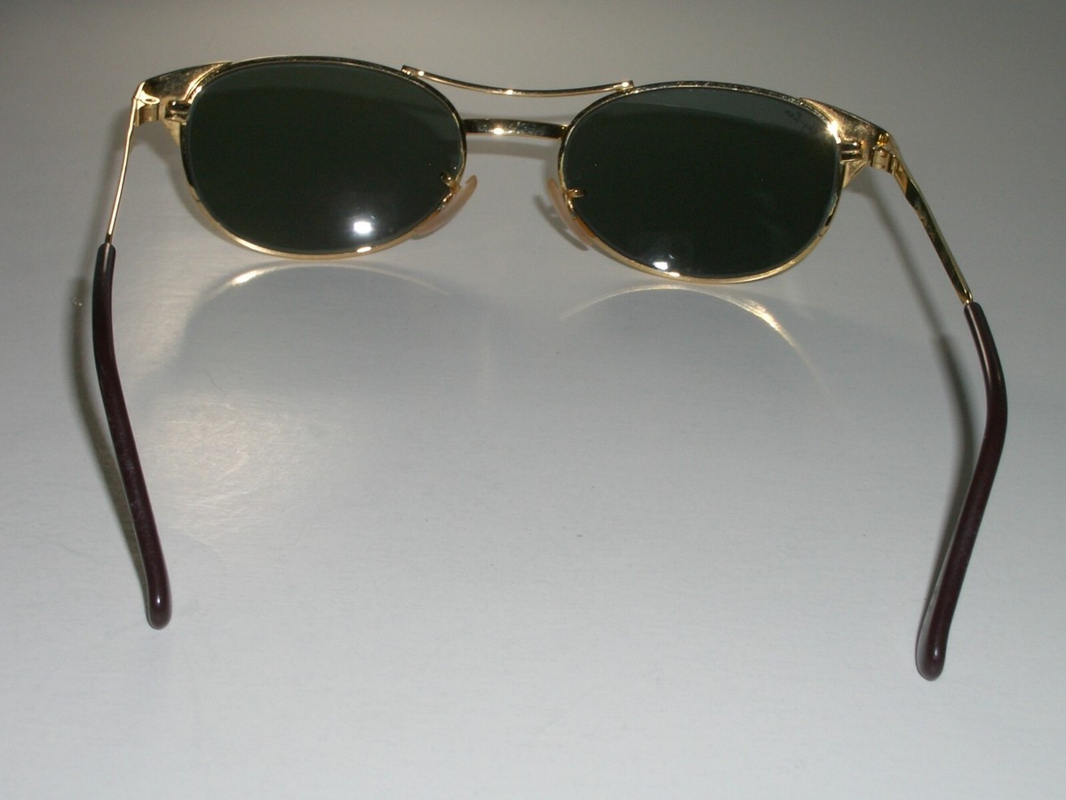 VINTAGE B&L RAY BAN USA W1394 GEP SLEEK OVAL CRYSTAL G15 UV SIGNET 