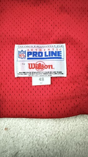 Joe Montana 1994 Wilson 75th Anniversary Kansas City Chiefs Jersey Size Large - Picture 2 of 6