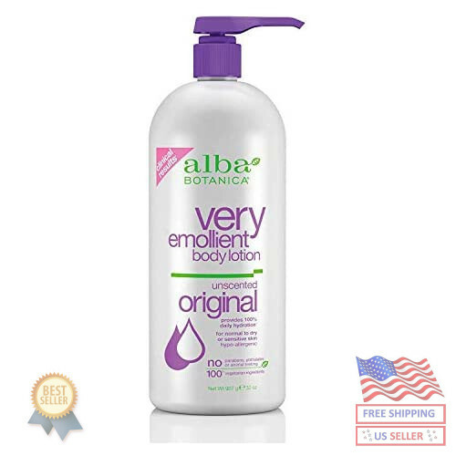 Alba Botanica Very Emollient Unscented Body Lotion 32 ...