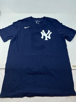 New York Yankees Blue Nike Tee Babe Ruth #3 Youth Large | eBay