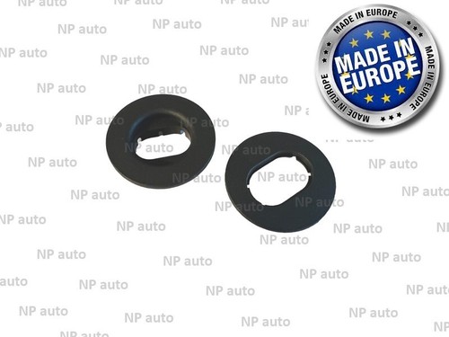 ALFOMBRILLA DE COCHE CLIPS DE FIJACIÓN EMPUÑADURAS SOPORTES DE PISO MANGAS PREMIUM NEGRO 4+4 - Imagen 5 de 8