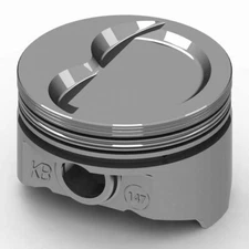 KB Performance SBC Dished Piston Set 4.155 Bore -18cc