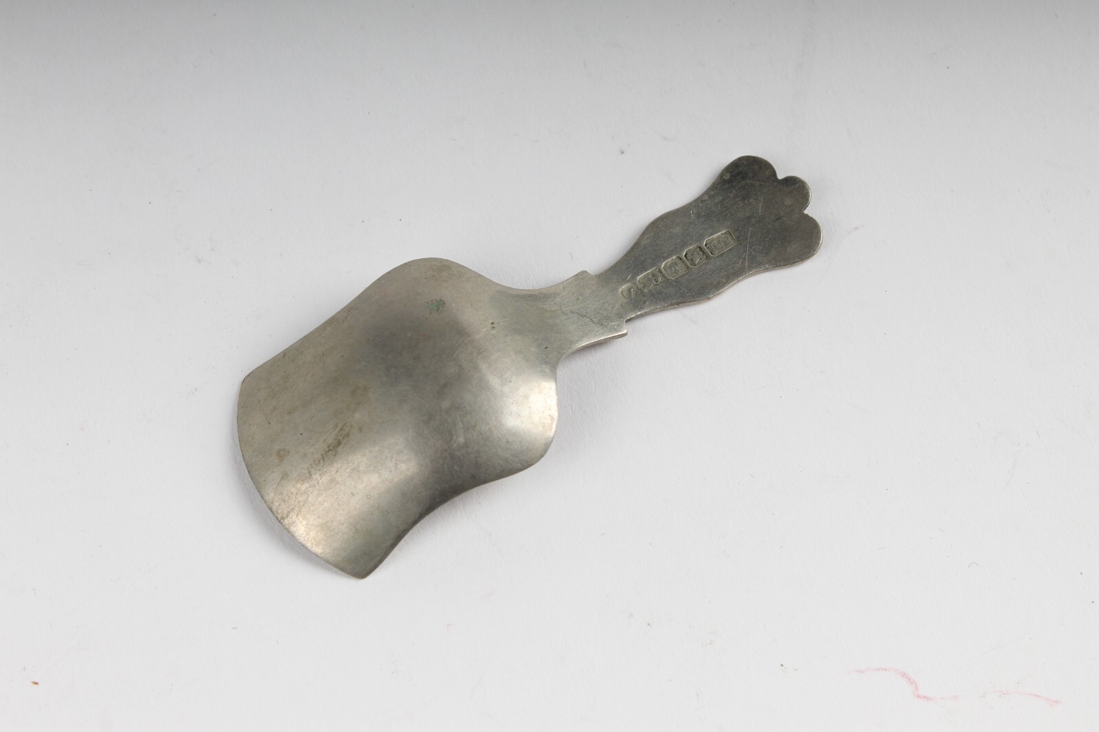 FOLK ART Georgian / Victorian Tea Caddy Spoon Hallmarked Hand Engraved STUNNING