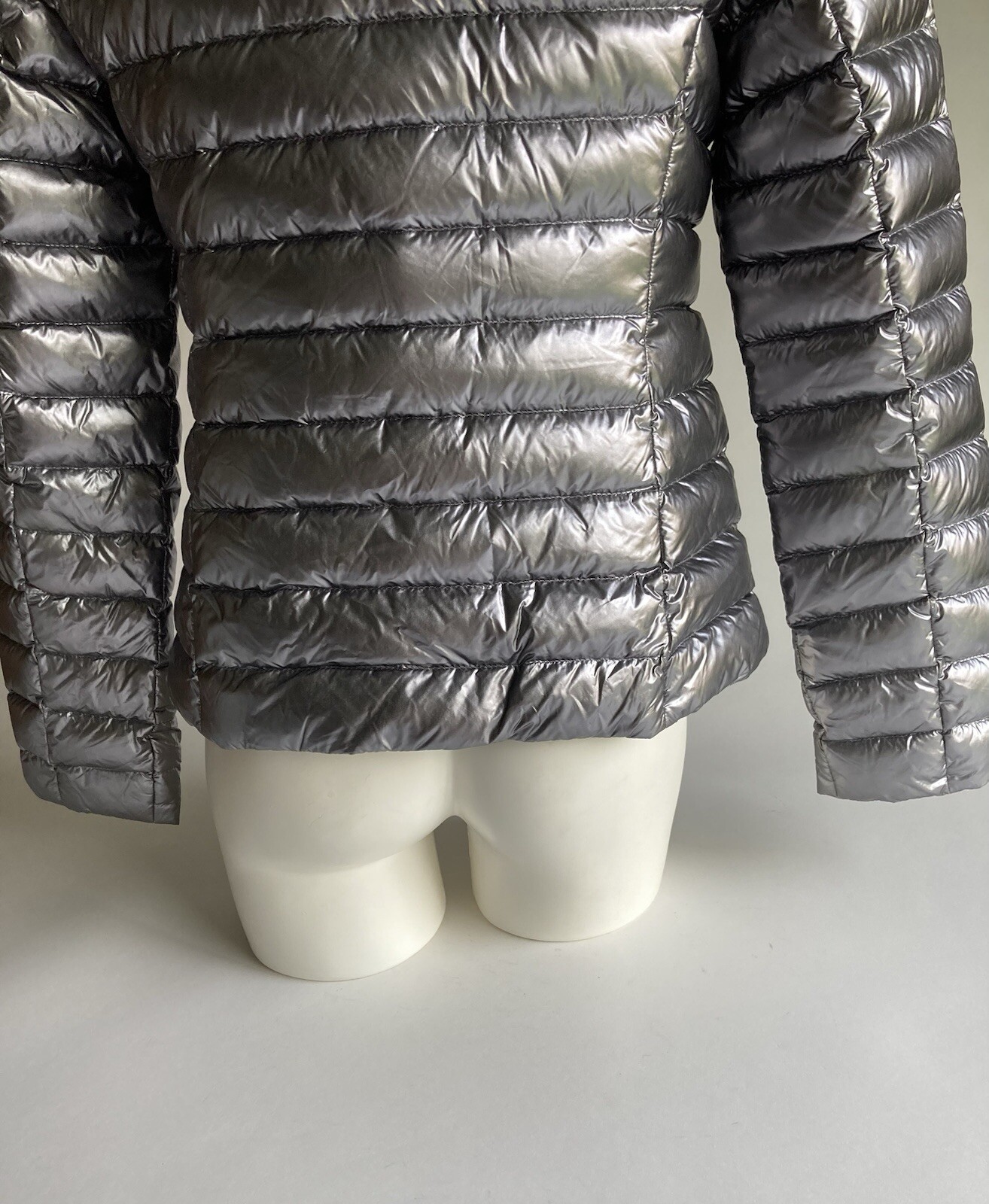 Coach Silver Grey Polyamide Duck Down Packable Ho… - image 9