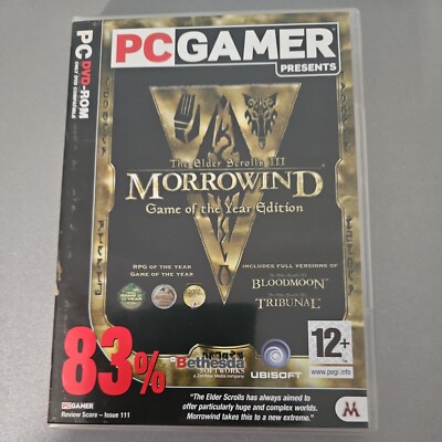 The Elder Scrolls III (3) Morrowind Game Of The Year Edition PC | eBay UK