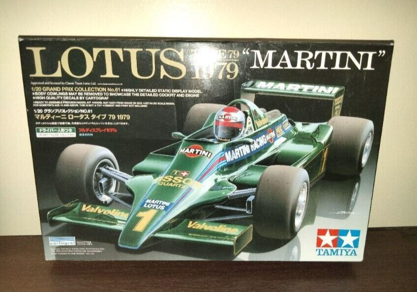 Tamiya 1/20 Lotus Type 79 1979 Martini F1 Grand Prix GP #61 New 