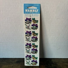 HAMBLY Studios Prismatic Wedding Bells Doves Rings Sparkly Scrapbook Stickers!