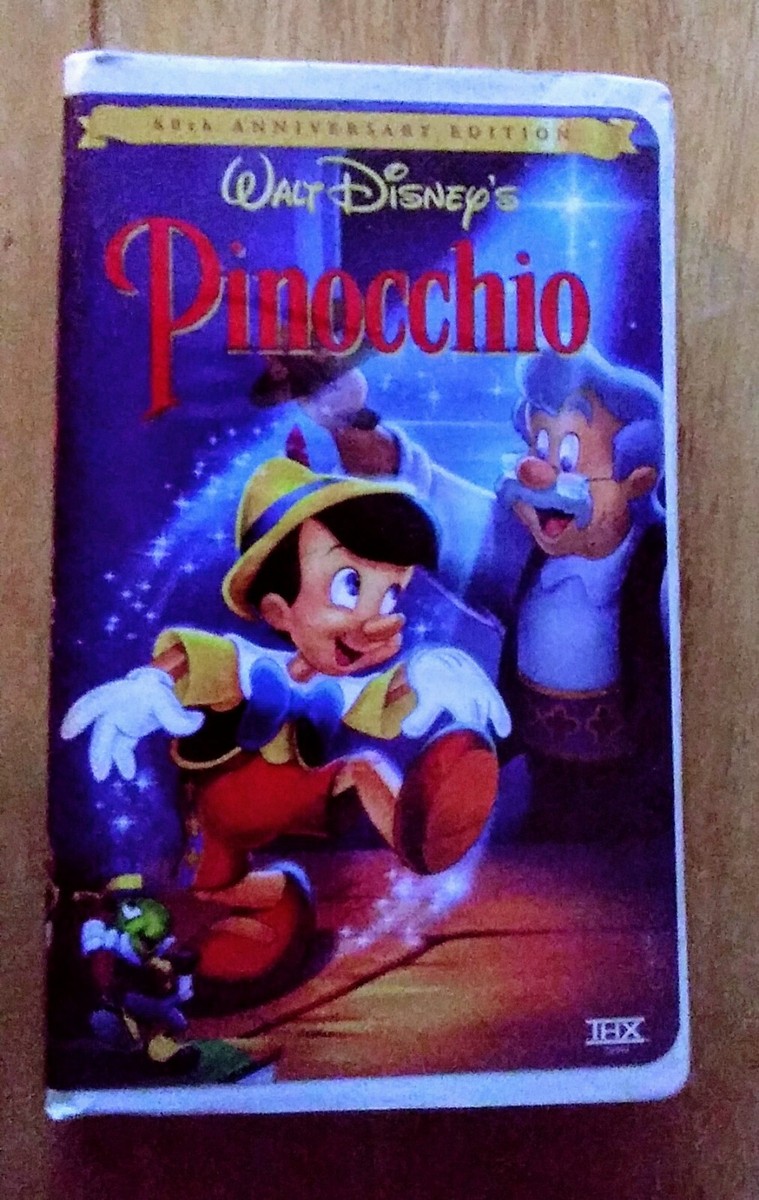 Disney 60th Anniversary Pinocchio VHS Tape Released in 2000 | eBay