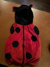 Toddler/Kids ladybug Halloween costume Dream Play Imagine / Unisex Zip Up 24 Mo