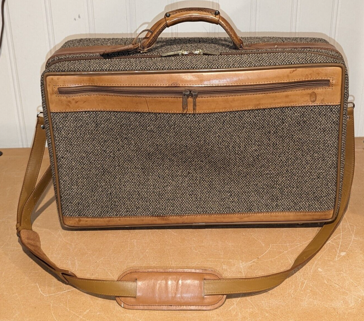 Hartmann luggage vintage suitcase トランク Vintage Suitcase Hartmann Brass Buckle Houndstooth Luggage