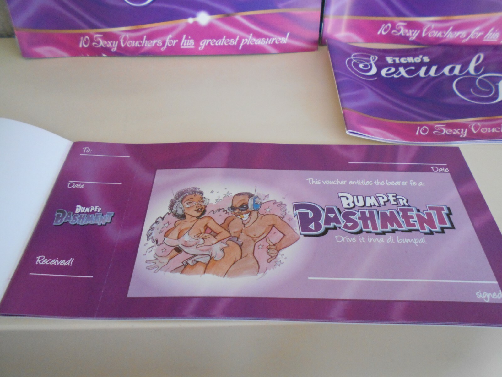 Buoni Camera da Letto Divertimento Adulto Novità Sesso Cattivo per lui Nero...