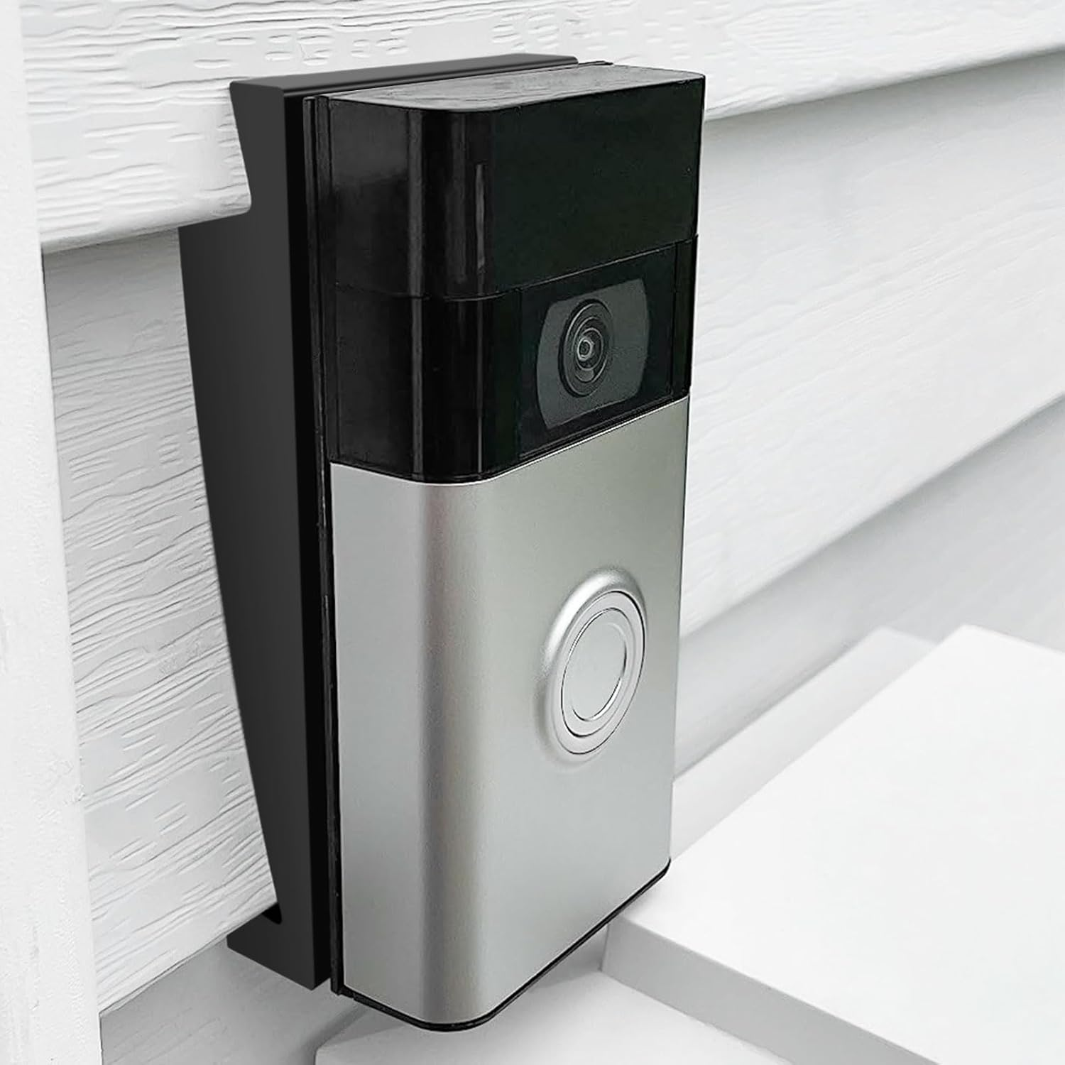 Video Doorbell Vinyl Siding Mounting/Adapter Angle Adjustment Plate W/Hardware,