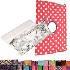 Amazon Kindle Fire HD 7 7" HDX 360 Rotating Magnetic PU Leather Case Smart Cover
