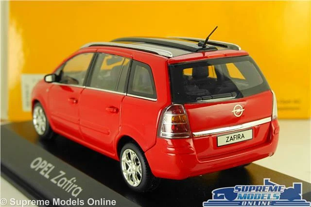 OPEL VAUXHALL ZAFIRA MODEL CAR RED 1:43 SCALE MINICHAMPS 9163174 DEALER ISSUE K8 - Image 3 of 4
