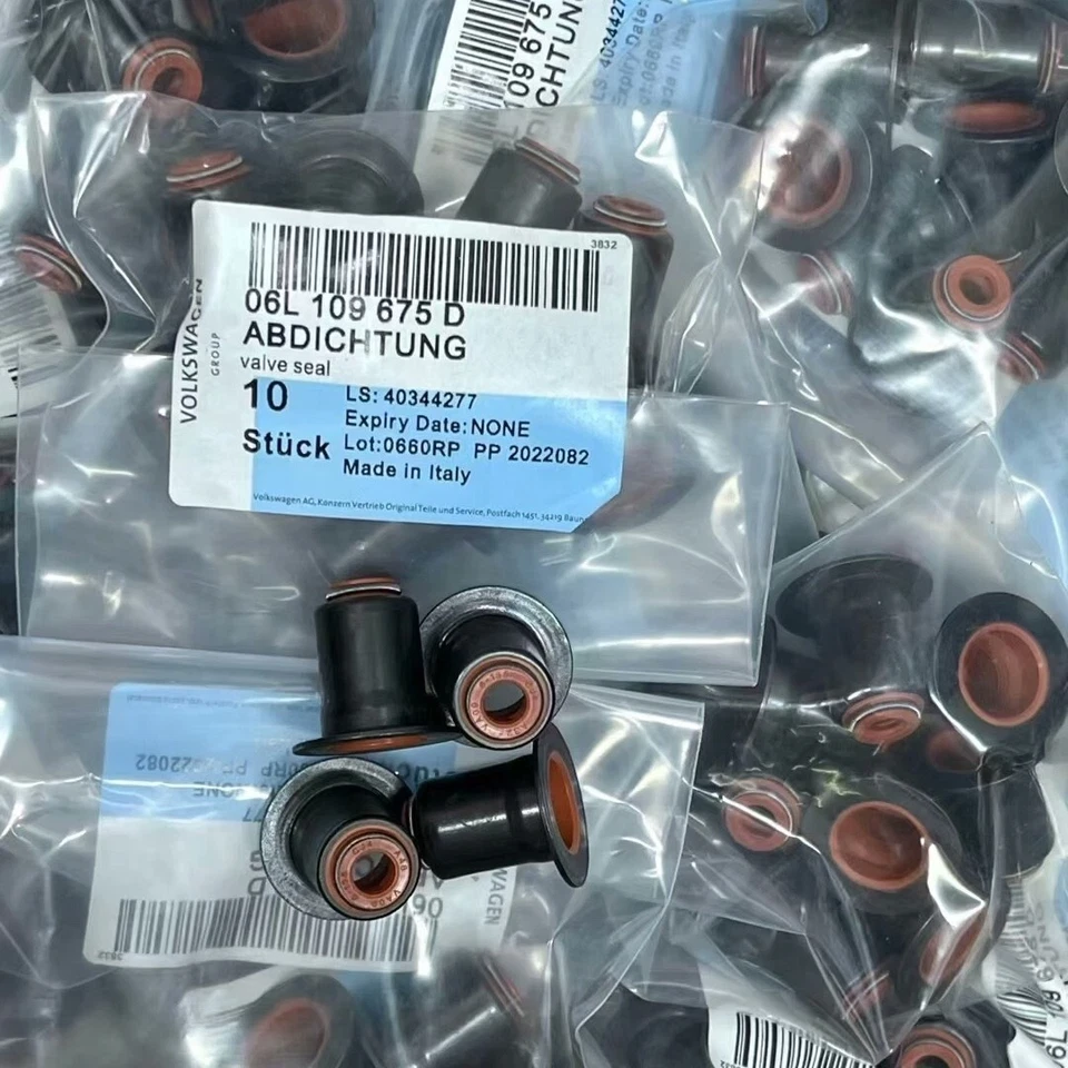 24X Sello de vástago de válvula OEM para Audi S4 A7 A8 Q7 Q8 Cayenne Macan Panamera 2.9 3.0 Foto 3 de 4