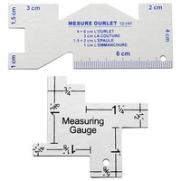 PräZisions-Nahtmesslehre, Metall-Quilt-Schneiderlineal, Schablone, NäHlinea6749