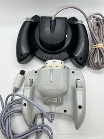 SEGA Dreamcast White System Console Bundle Lot w 2 Controllers Tested & Working