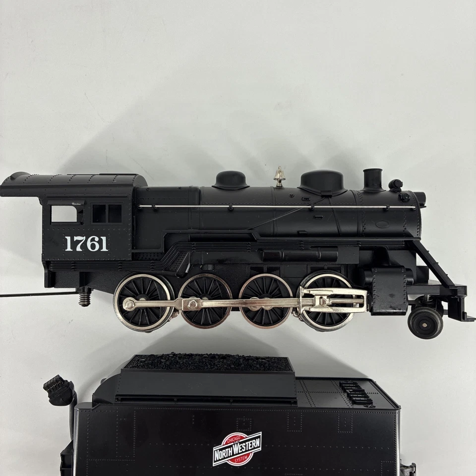 MTH Railking Imperial Chicago North Western Railway C&NW Mikado 2-8-2 Train Tend - Image 3 of 4