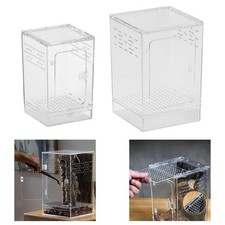 Acrylic  Enclosure  Cage Clear Reptile Terrarium Reptile Tank for Chameleon