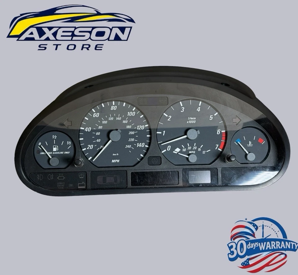 OEM 99-06 BMW E46 325 325Ci 330 330Ci instrumento medidor panel velocímetro Foto 3 de 4