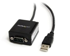 StarTech ICUSB2321FIS 6ft USB to RS232 Adapter Cable Black