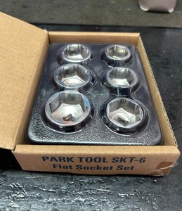 Park Tool SKT-6 Flat Faced Socket Set Bike Shop Repair Suspension Fork Fittings