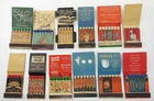 Lot of 12 Vintage Feature Matchbooks * All Complete 3 Rows