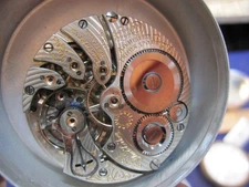 16s South Bend THE Studebaker grade 229 21J railroad pocket watch movement ticks