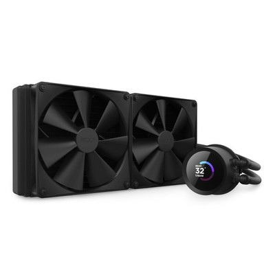 NZXT Kraken 240mm AIO CPU Liquid Cooler - Customizable 1.54'''' Square LCD 