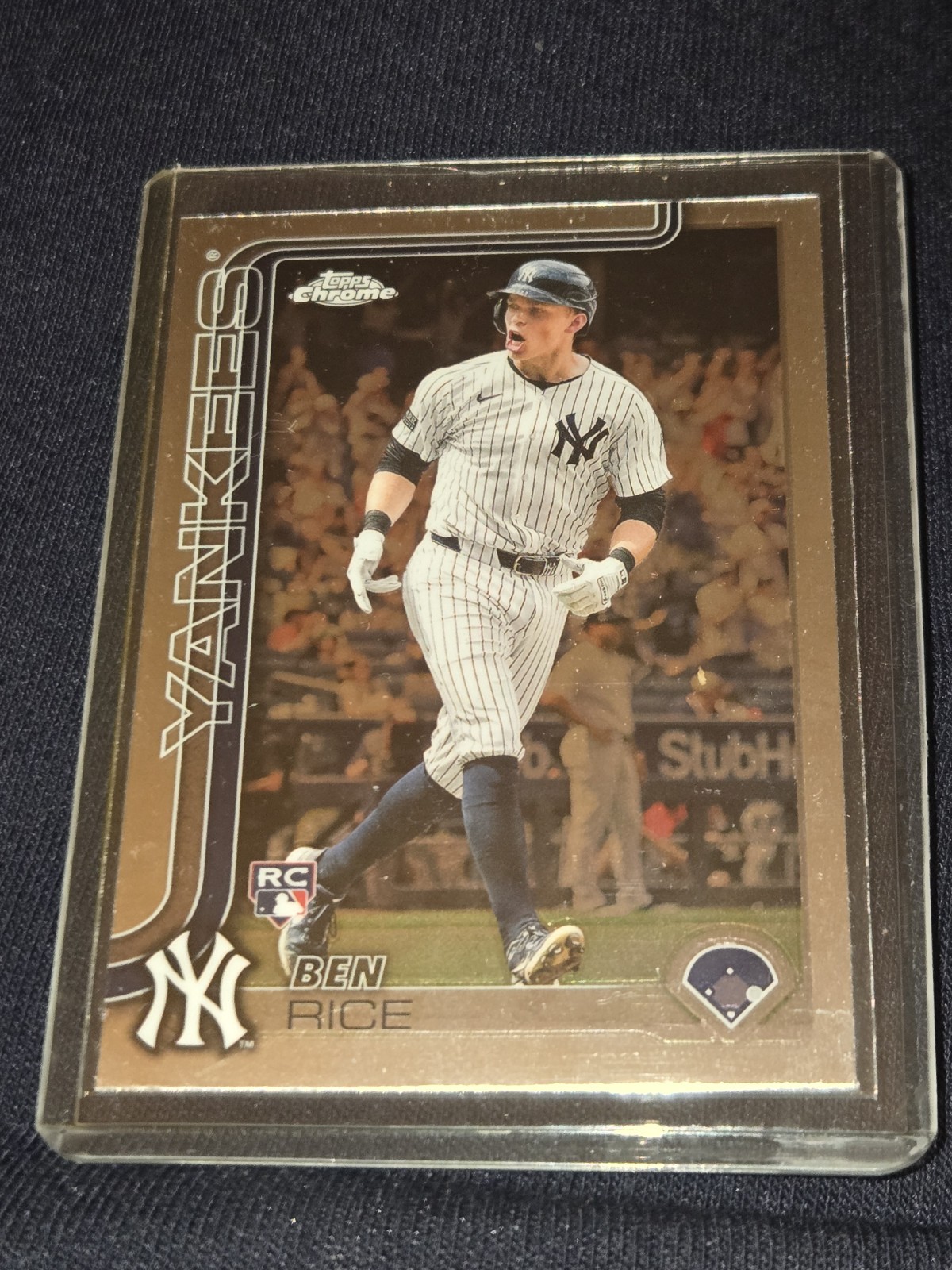 2025 Topps Chrome - Ben Rice Sepia Refractor (RC) #139