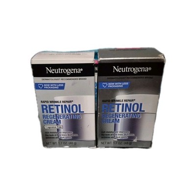 (2Pk)Neutrogena Rapid Wrinkle Repair Retinol Regenerating Cream 48 ML Each 