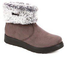 Fly Flot Flyflot Faux Fur Trimmed Ankle Boots - Size 3