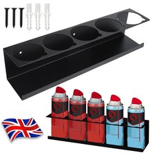 2pcs/set Spray Bottle Holder Aerosol Can Storage Rack Wall Mounted Van Garage UK