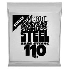 Ernie Ball Stainless Steel .110 ROUNDWOUND ELECTRIC BASS STRING SINGLE - 1399