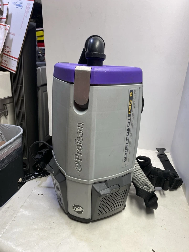Mochila aspiradora ProTean 1073120 Super Coach Pro-6 con manguera probada funciona Foto 3 de 4