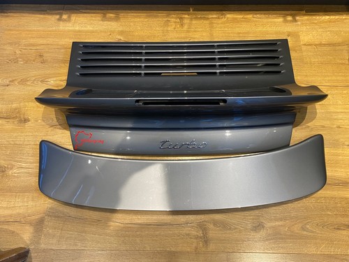 Porsche 996 911 Turbo Motorabdeckung Kofferraumdeckel Spoiler 99651299101 99651222100 - Bild 1 von 4
